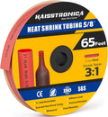 Heat Shrink Tubing 3:1 Adhesive Lined 65FT Roll - Marine & Automotive