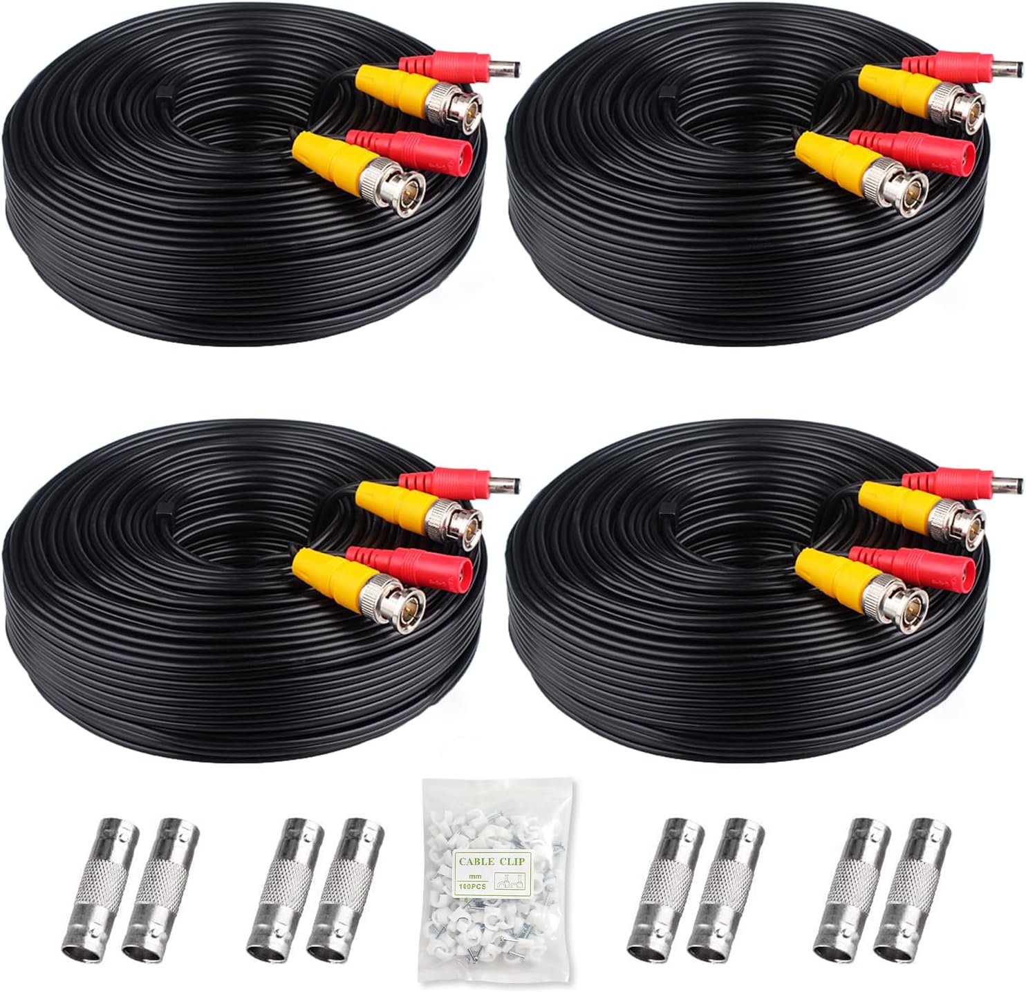 4x200ft BNC Cable for 5MP HD CCTV Surveillance Systems