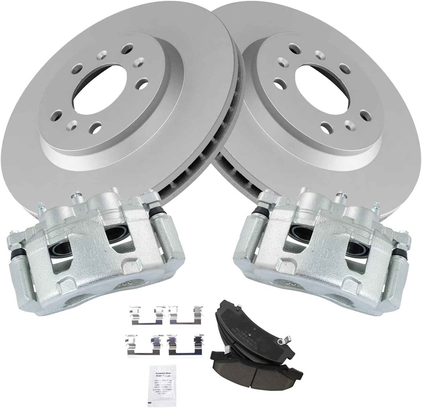 TRQ Front Brake Pad & Rotor Kit for Buick Lucerne & Impala
