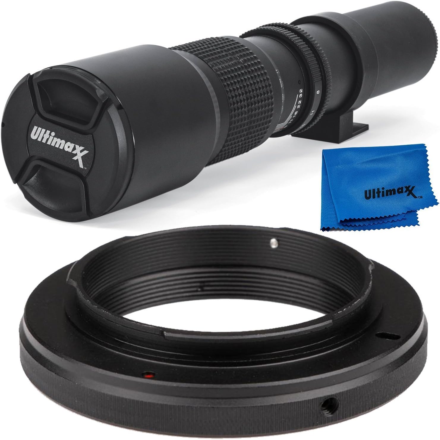 Ultimaxx 500mm f/8 Telephoto Lens Kit for Canon Digital Cameras