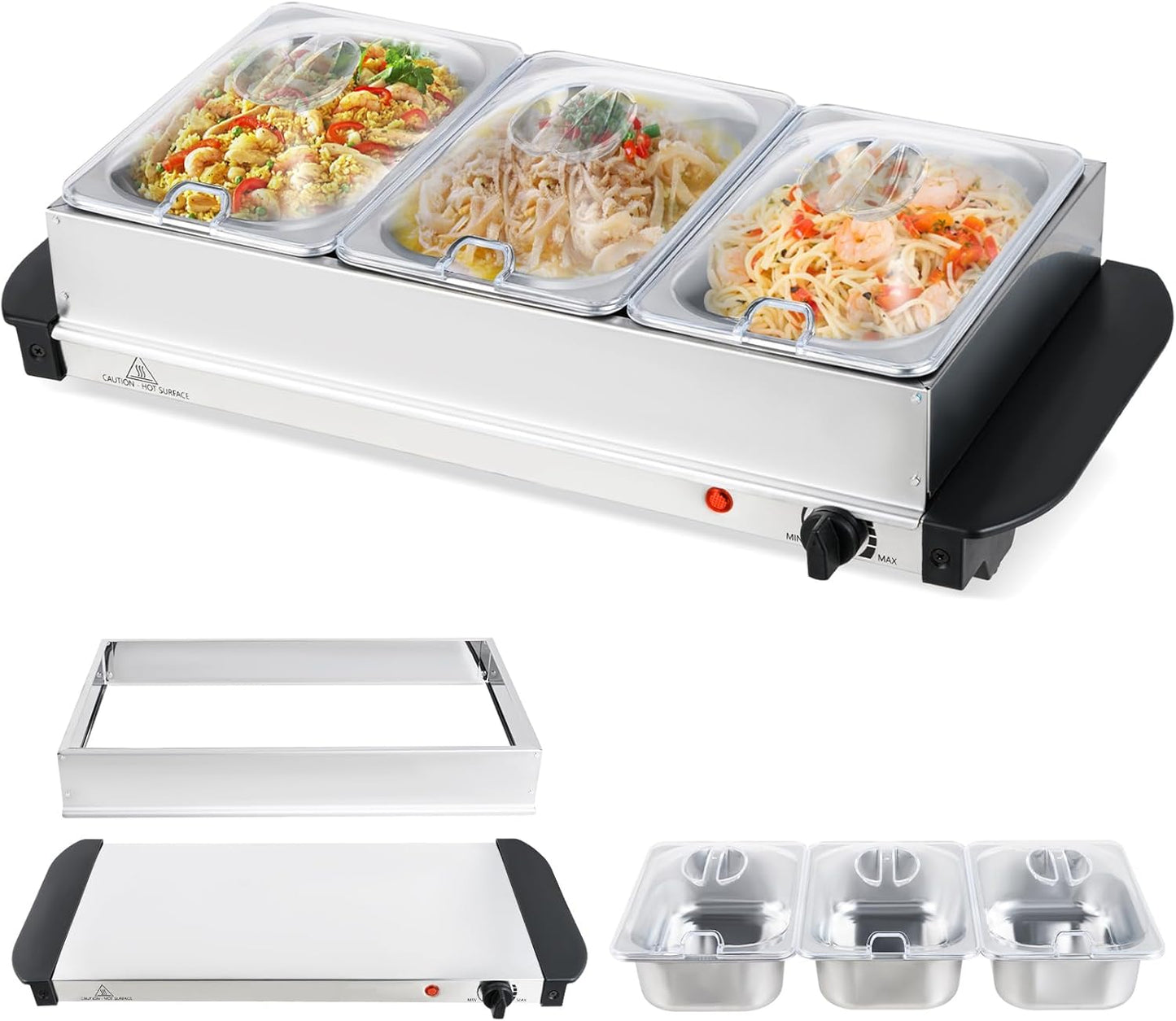 Giantex Electric Buffet Server & Warming Tray for Parties