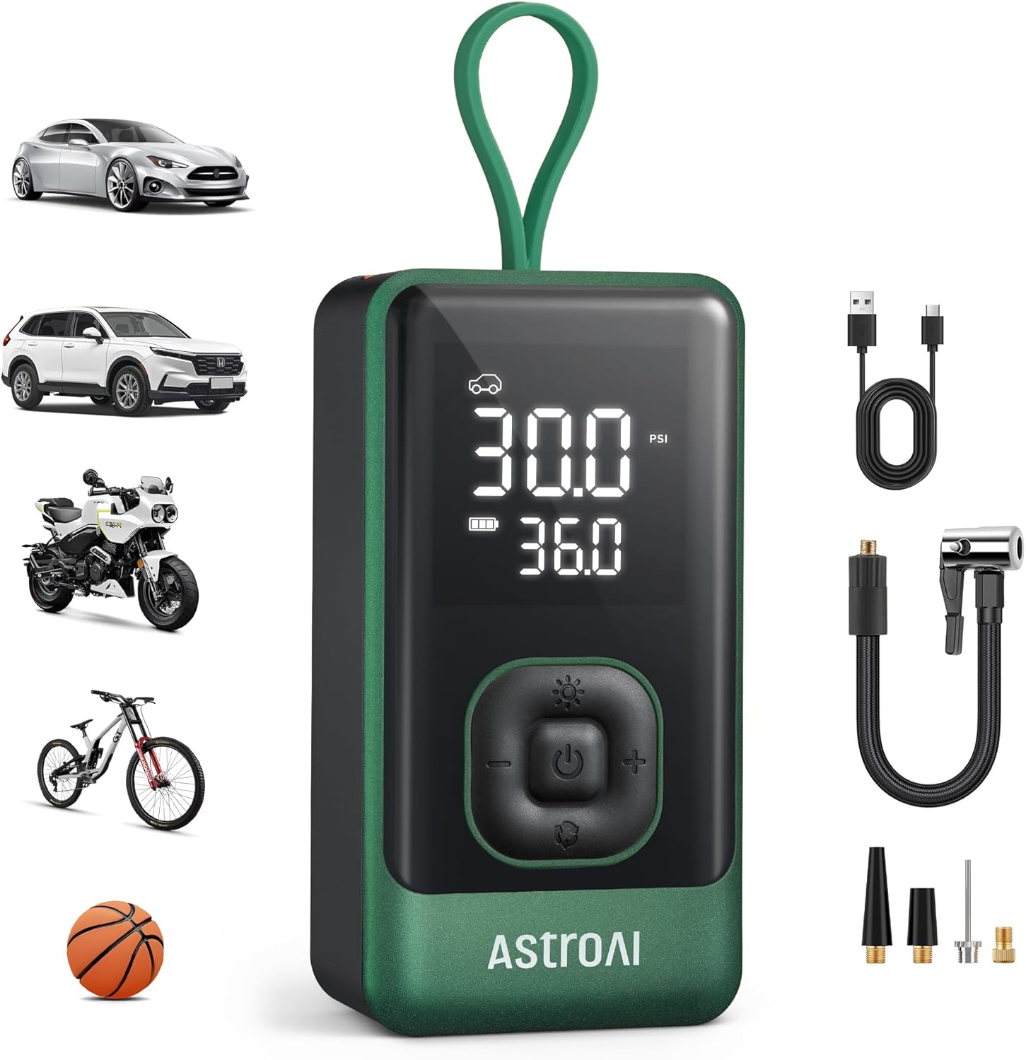 AstroAI L7 Air Tire Inflator Portable Compressor for Fast Inflation