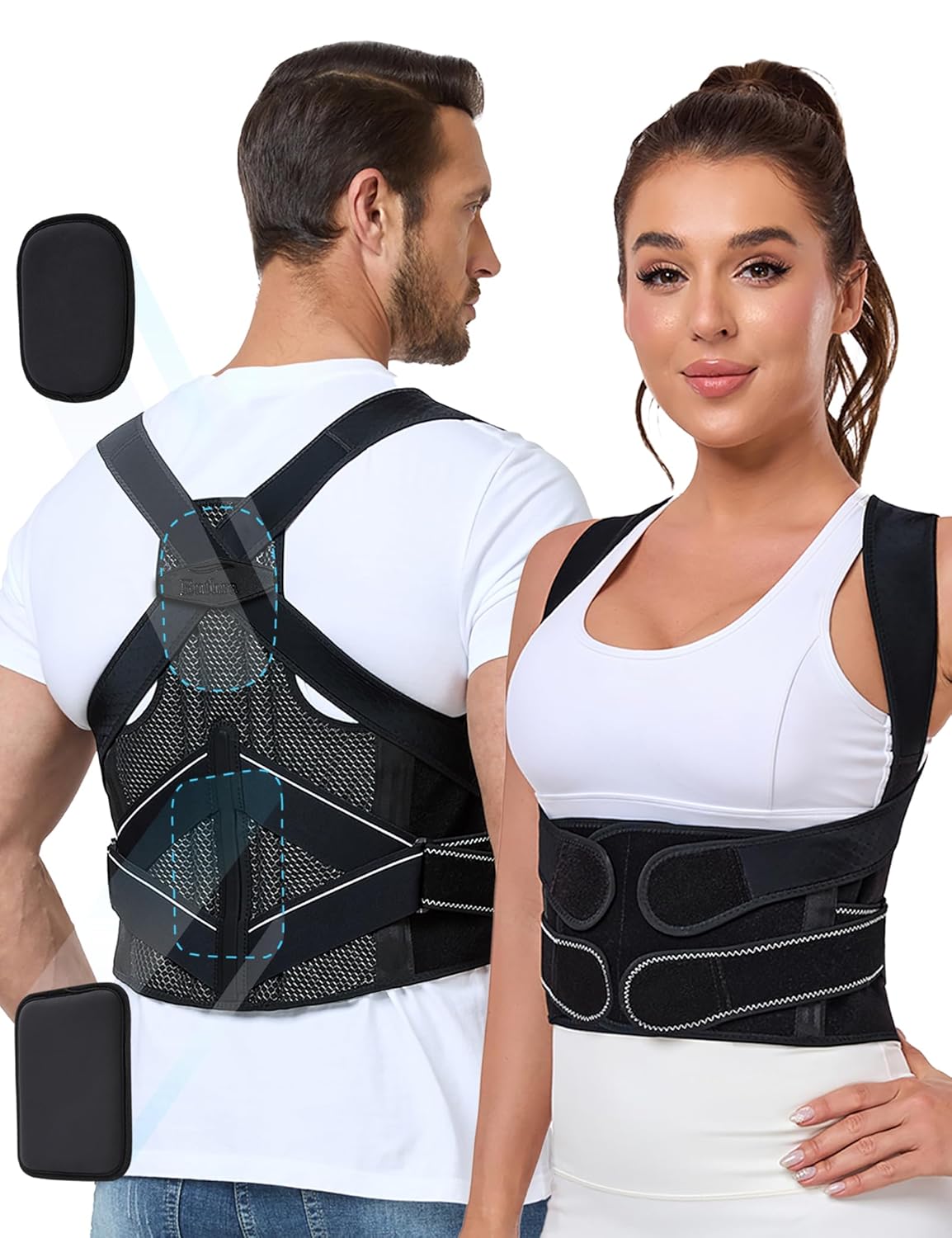 Posture Corrector for Women and Men with Bionic System Support