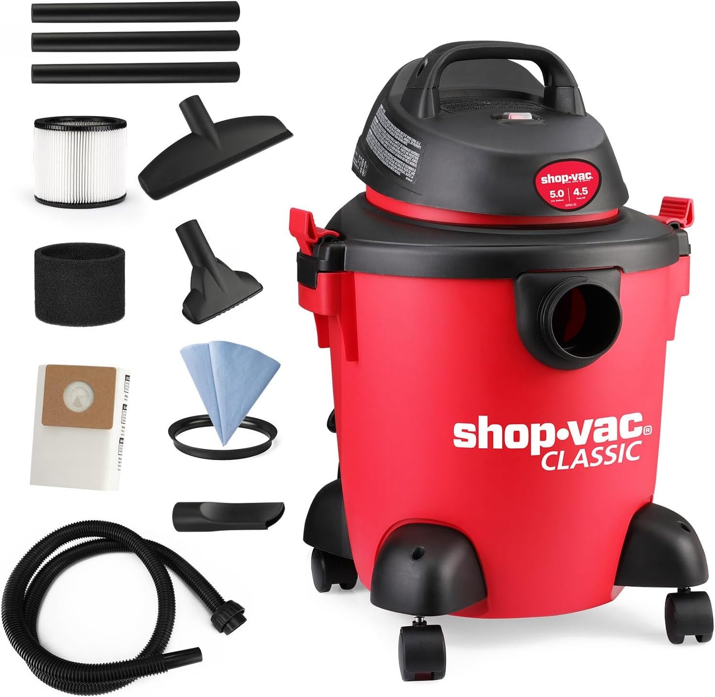 Shop-Vac 5 Gallon Wet/Dry Vacuum for Home, Garage, and Workshop
