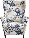 Stretch Spandex Wingback Chair Slipcovers 2 Piece - Stretch Fit