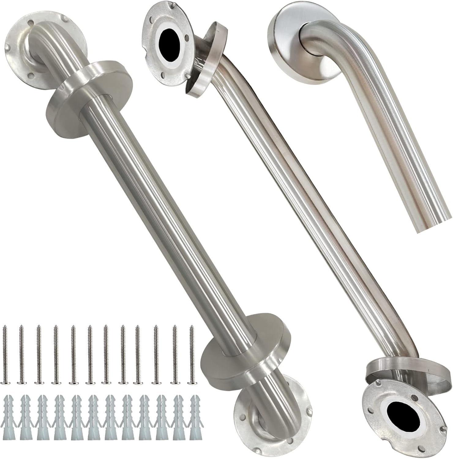 24 Inch Chrome Stainless Steel Shower Grab Bars for Safety