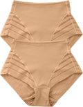 High Waisted Invisible Tummy Control Shapewear Panties - Light