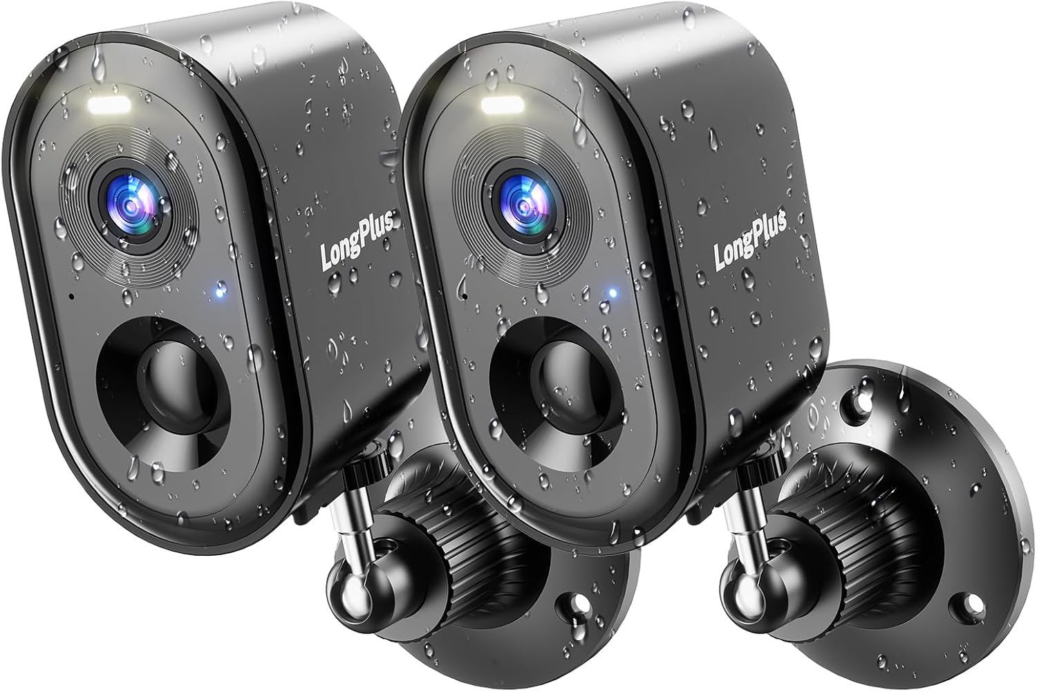 LongPlus 2K Wireless Outdoor Security Cameras for Home Safety