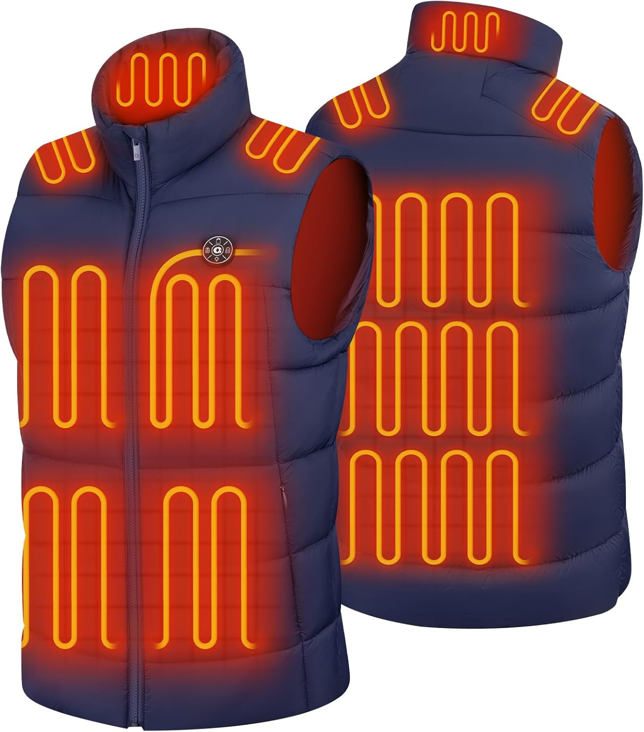 Heated Vest for Men with 15 Heating Zones and 10 Hours of Heat