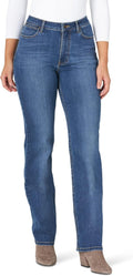Wrangler Women's High Rise True Straight Fit Jeans - Classic Everyday
