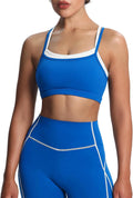 Women's Workout Sports Bra - Double Layer High Impact Support