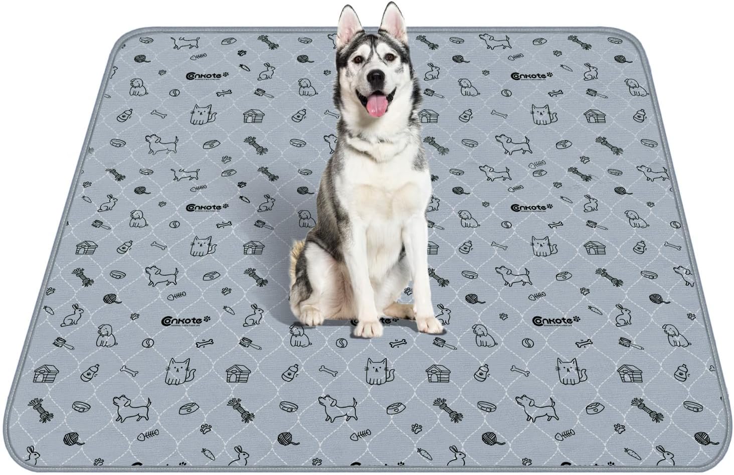 Conkote 72x72 Washable Pee Pads for Dogs - Heavy Absorbency
