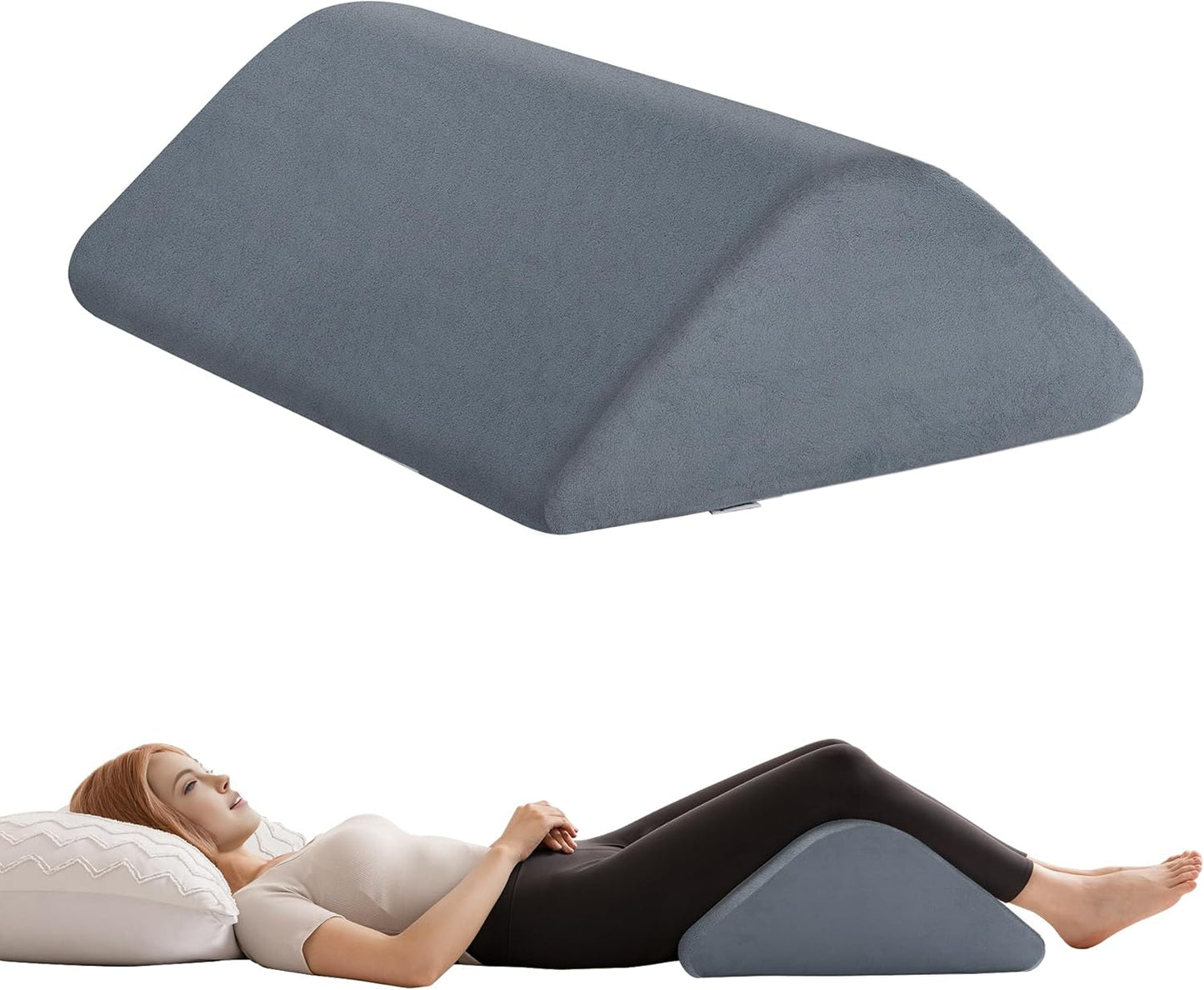 Knee Wedge Pillow for Post-Surgery Recovery and Comfort