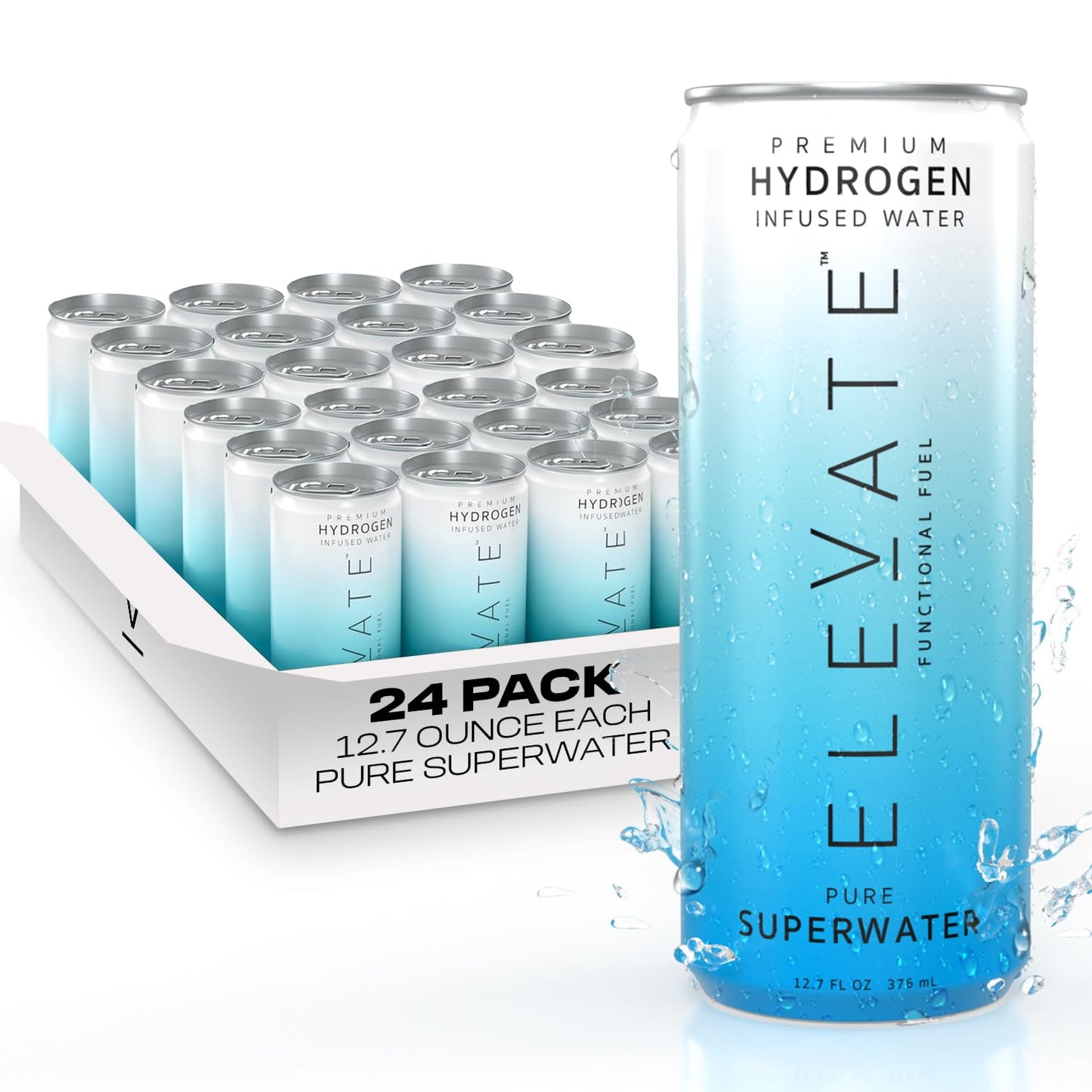 ELEVATE SUPERWATER Premium Hydrogen Water for Optimal Hydration