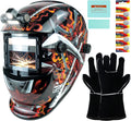 Welding Helmet Auto Darkening Hood with True Color View - Wide Shade