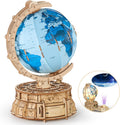 3D Wooden Globe Music Box STEM Toy