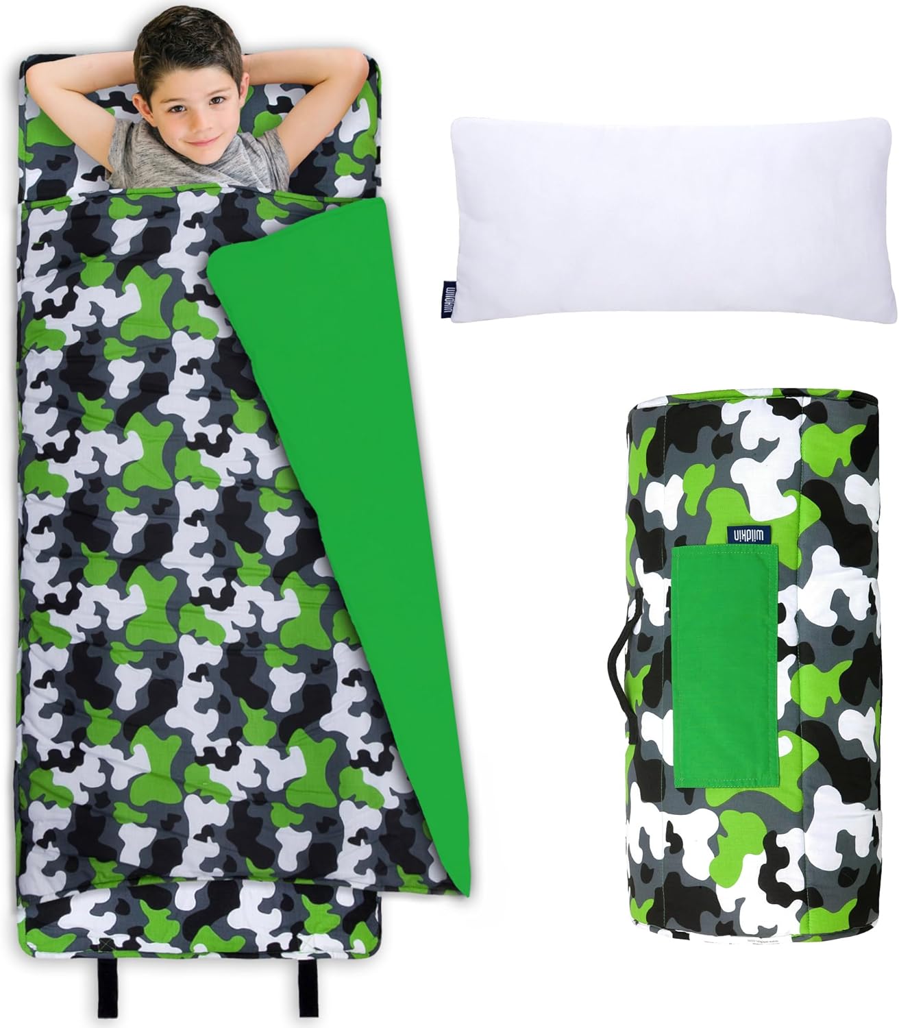 Wildkin Kids Original Nap Mat - Cozy Sleep Mat for Travel
