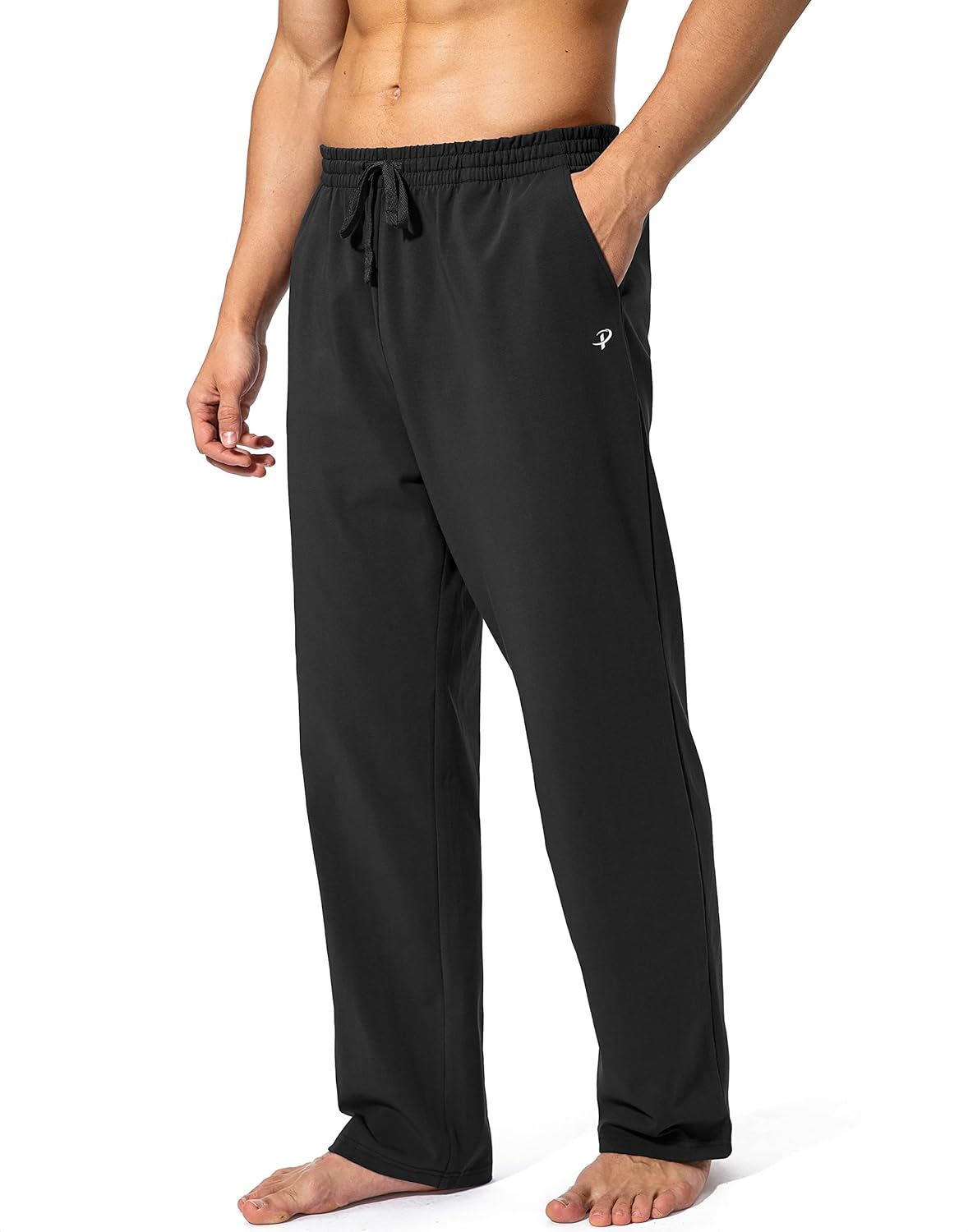 Pudolla Men's Cotton Yoga Sweatpants for Comfort and Style