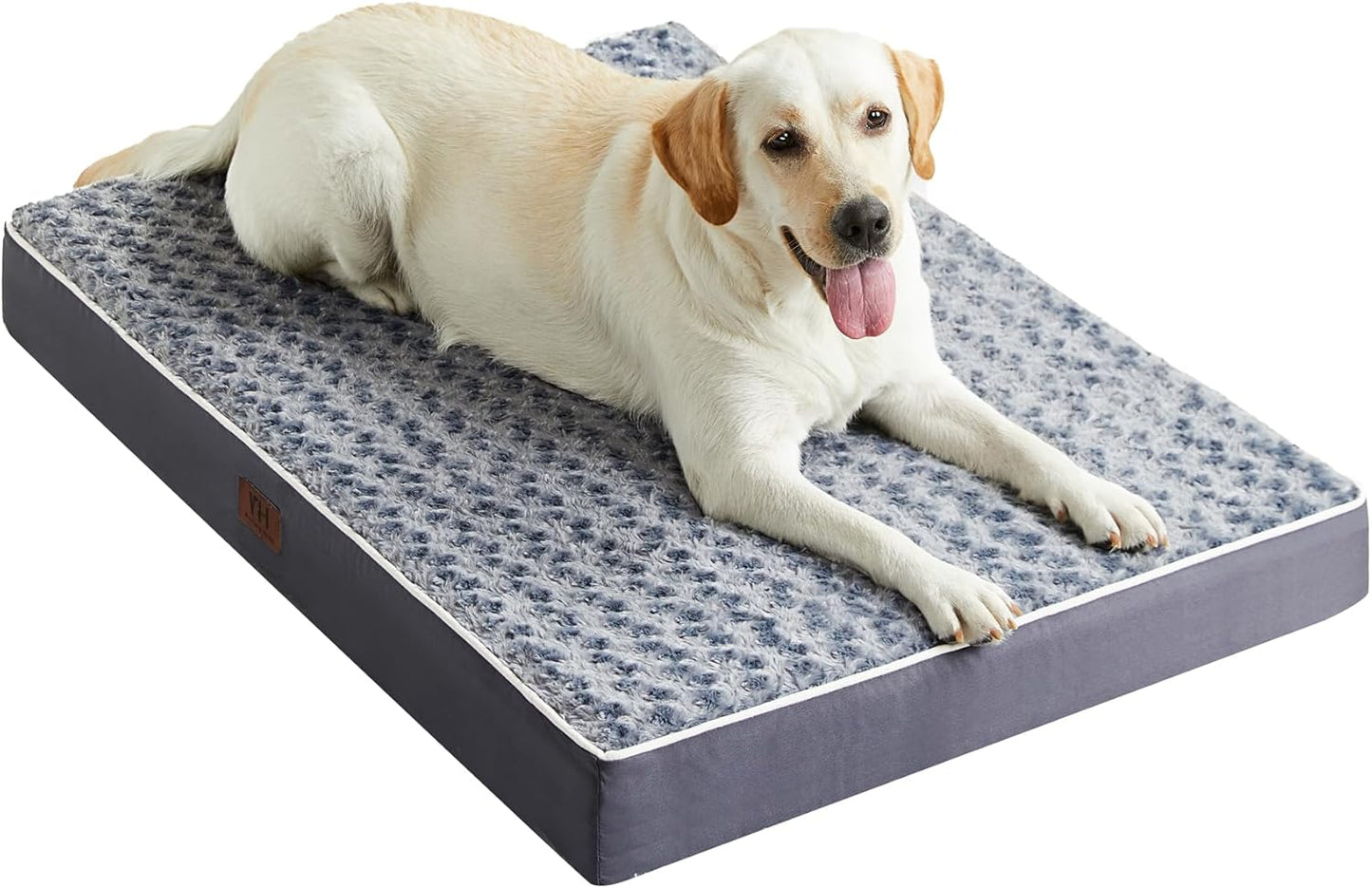 Orthopedic Memory Foam Dog Bed for Large Dogs with Waterproof Cover
