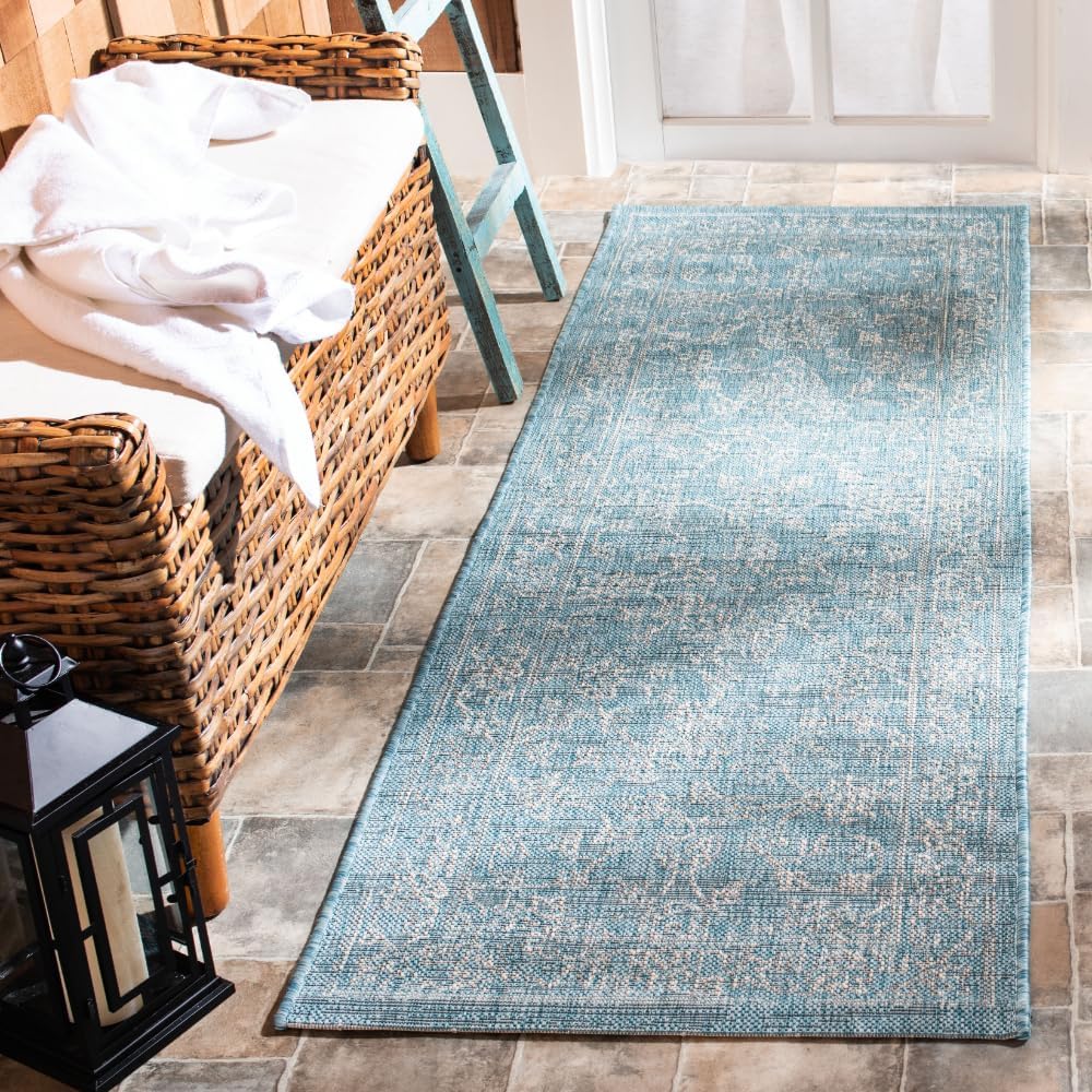 SAFAVIEH Courtyard Collection Runner Rug - Stylish & Durable