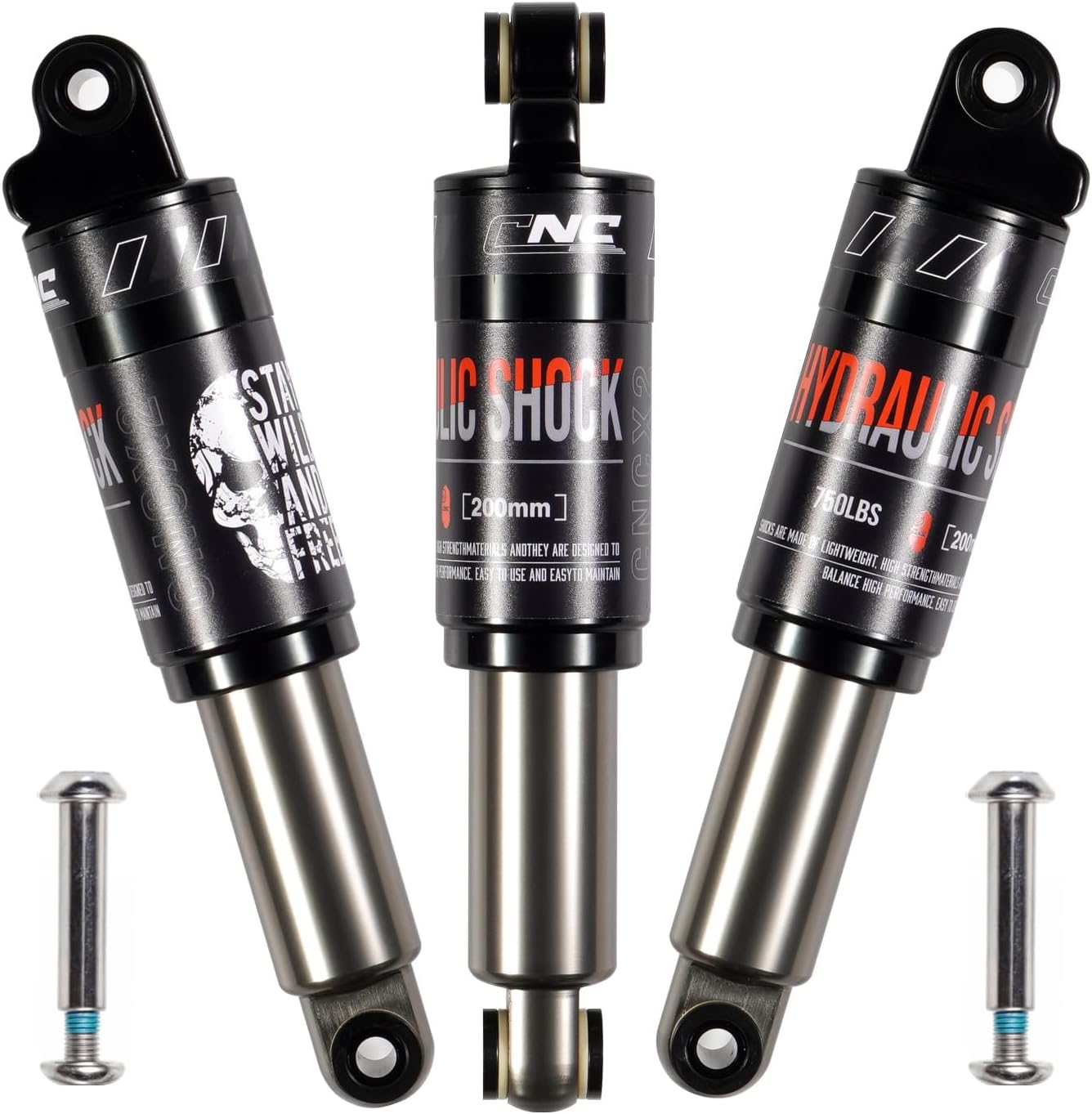 CNCLOL Mountain Bike Rear Shock for MTB and Electric Bikes