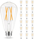 Edison Bulbs 60 watt Equivalent LED ST58 - Warm Vintage Soft White