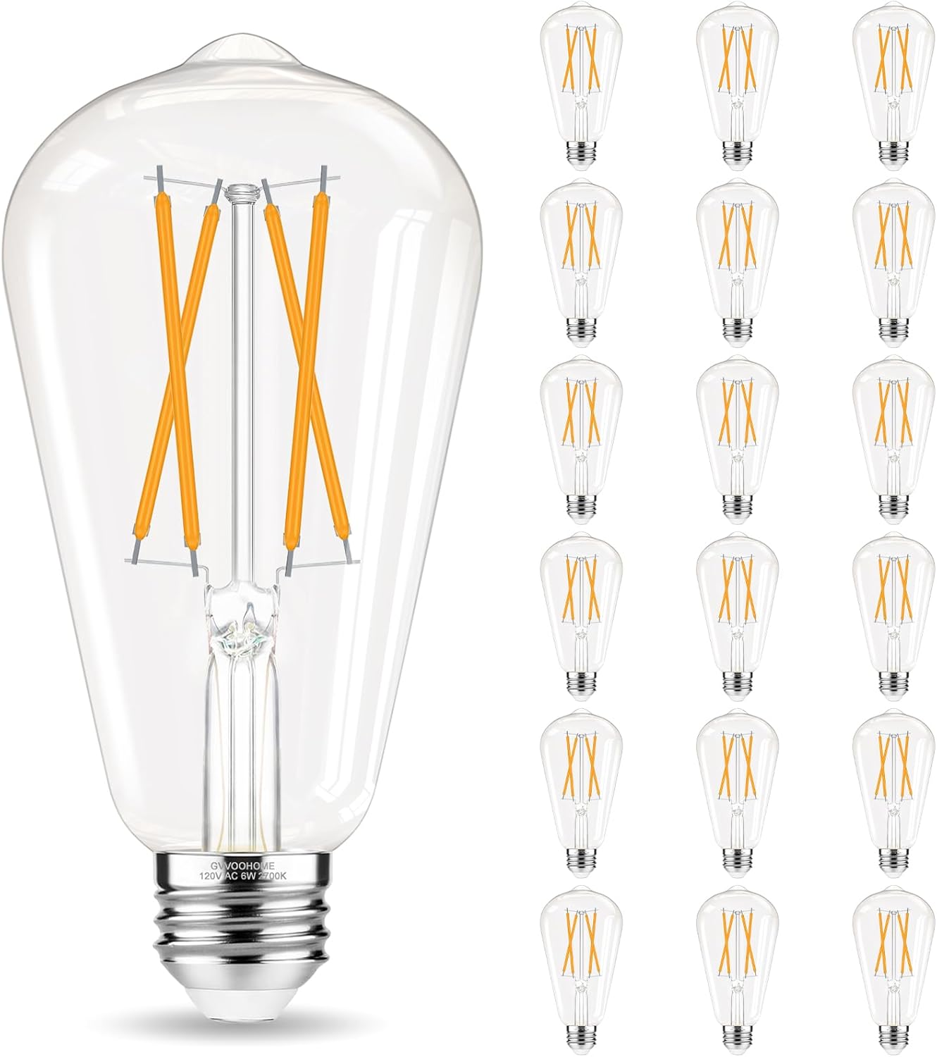 Edison Bulbs 60 Watt Equivalent LED for Cozy Lighting Needs