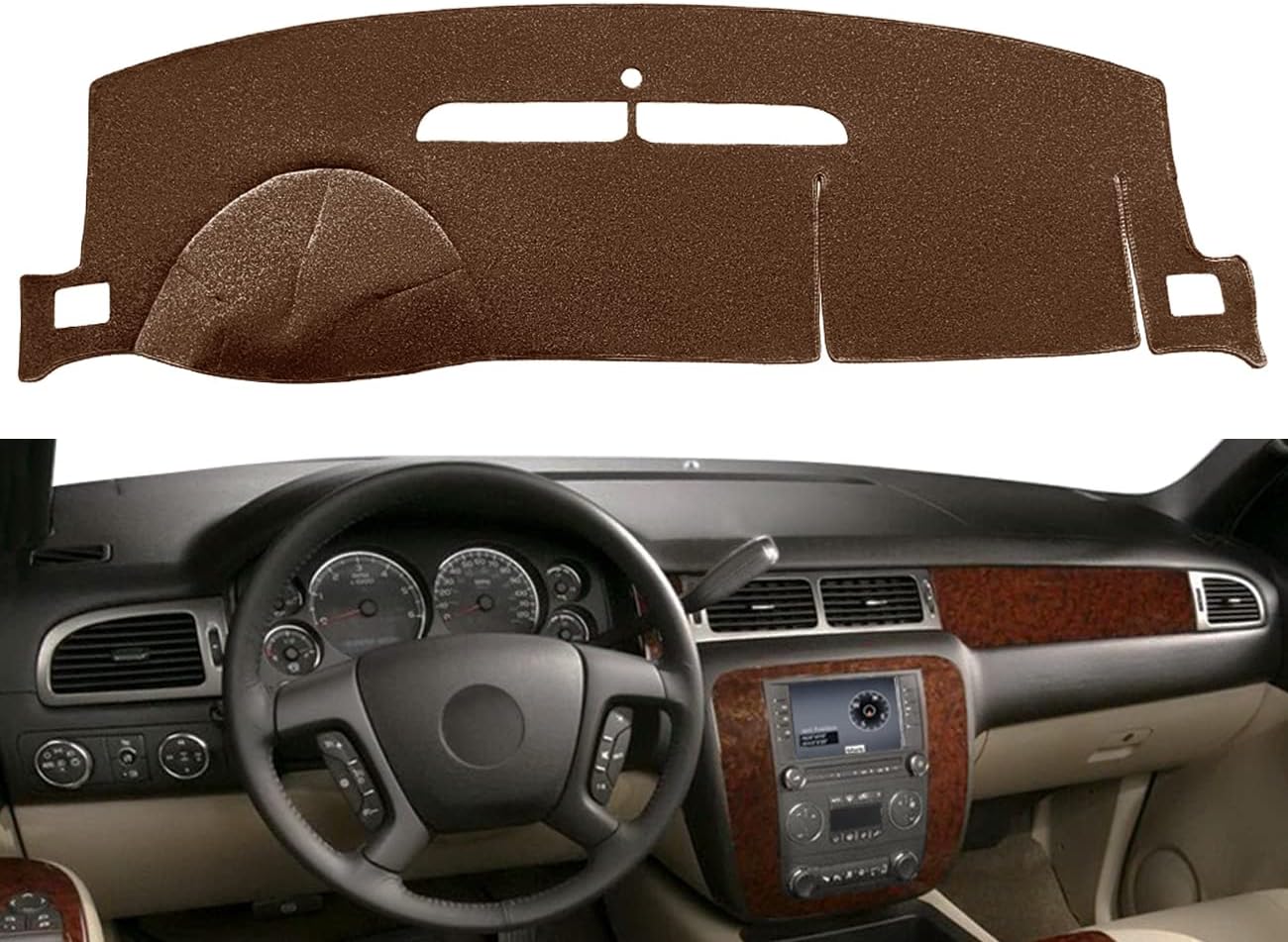 Dashboard Cover Mat for Chevy Tahoe Suburban GMC Yukon 2007-2014
