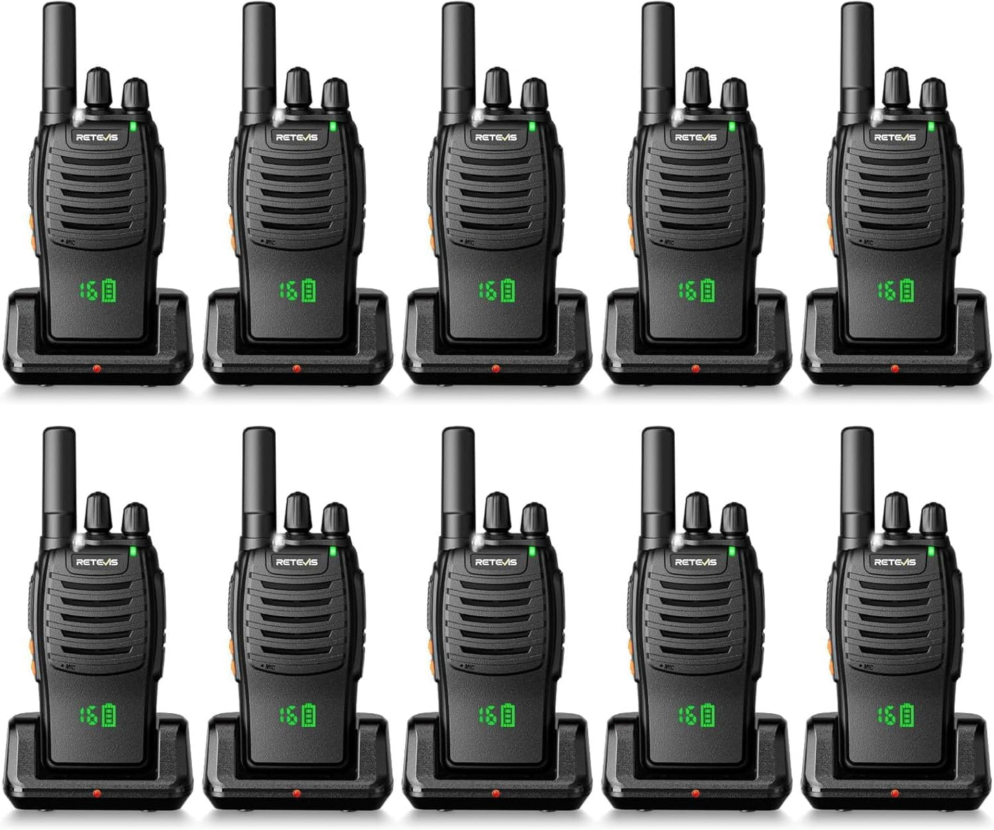 Retevis H-777H Walkie Talkies with Shatterproof Screen and More
