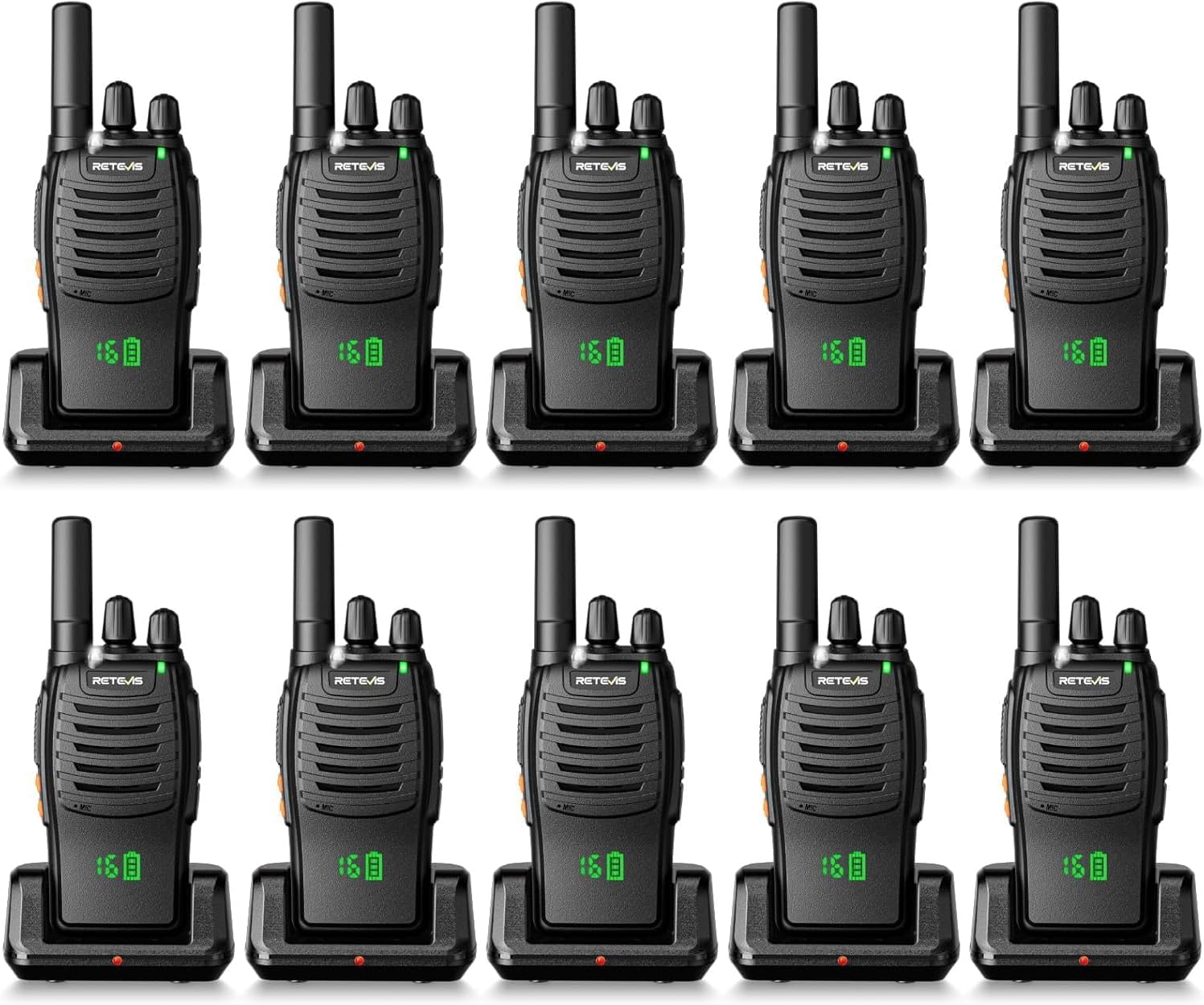 Retevis H-777H Walkie Talkies with Shatterproof Screen and More