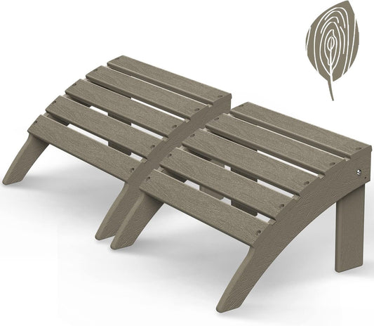 Greenvines Adirondack Ottoman Set of 2 for Ultimate Comfort