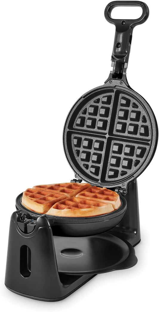 DASH Flip Belgian Waffle Maker for Perfectly Crispy Waffles