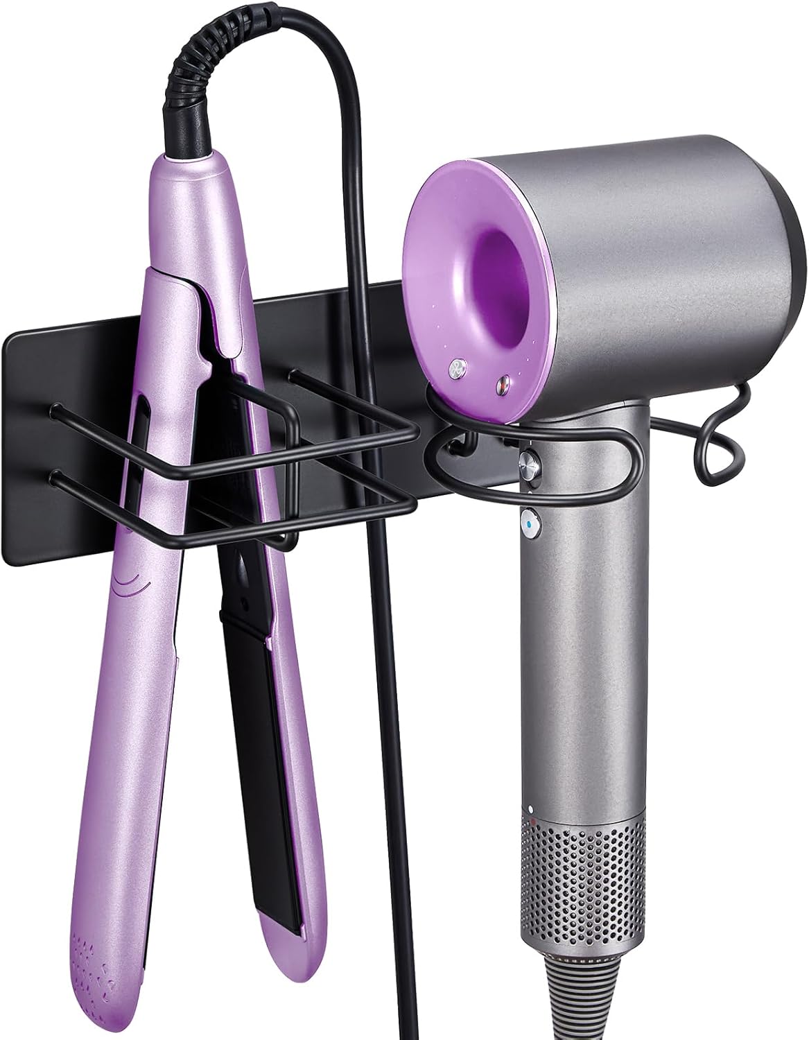 XILIMEN Wall-Mounted Hair Tool Holder - Organize Your Hair Styling Tools Easily!
