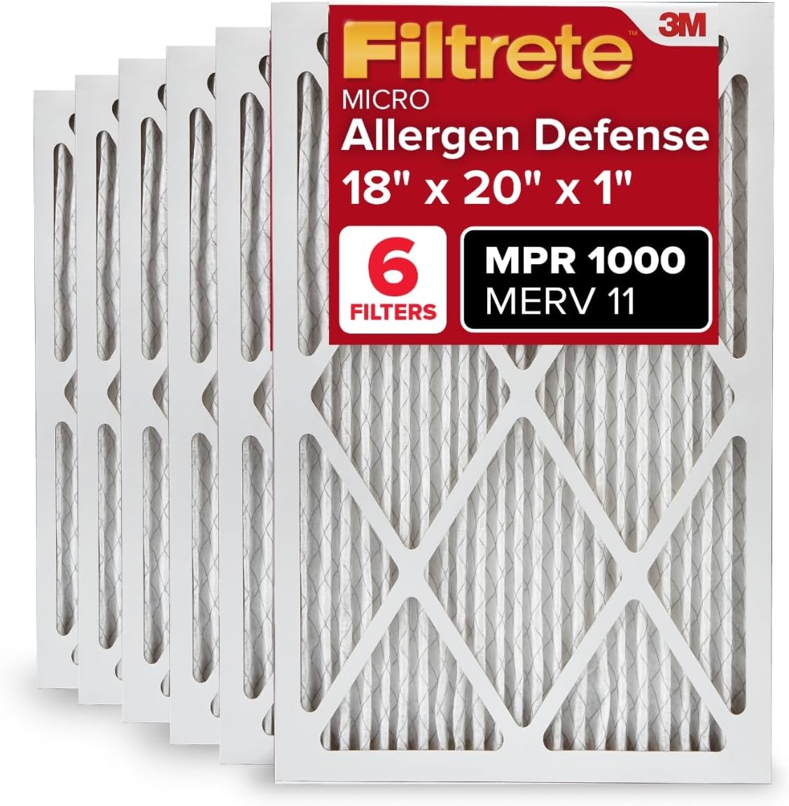 Filtrete 18x20x1 AC Furnace Air Filter for Clean Air