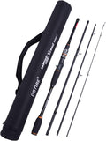 Goture Travel Fishing Rods: Ultralight 7ft 4 Piece Fishing Pole