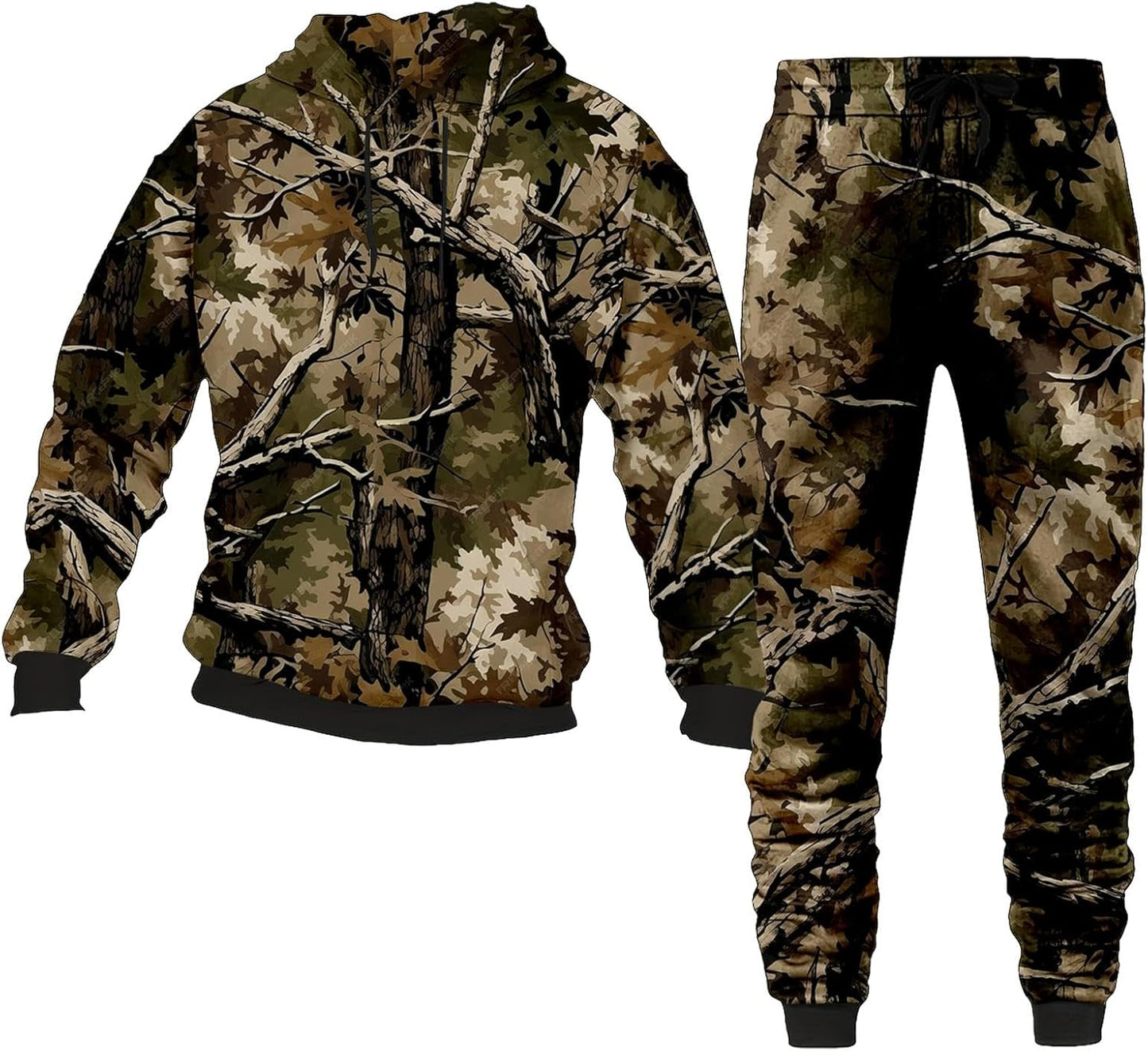 Camo Jogging Tracksuit Set: Comfort & Style