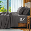 100% Egyptian Cotton 1000 TC Deep Pocket Sheet Set - Queen