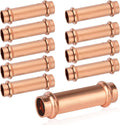 EFIELD 1/2in x 1/2in Copper Press Fit Extended Coupling Fittings