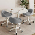 Rolling Stool Set of 3 Ergonomic Swivel Seat for Comfort
