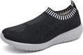 TIOSEBON Women's Athletic Walking Shoes Slip On Casual Mesh expand