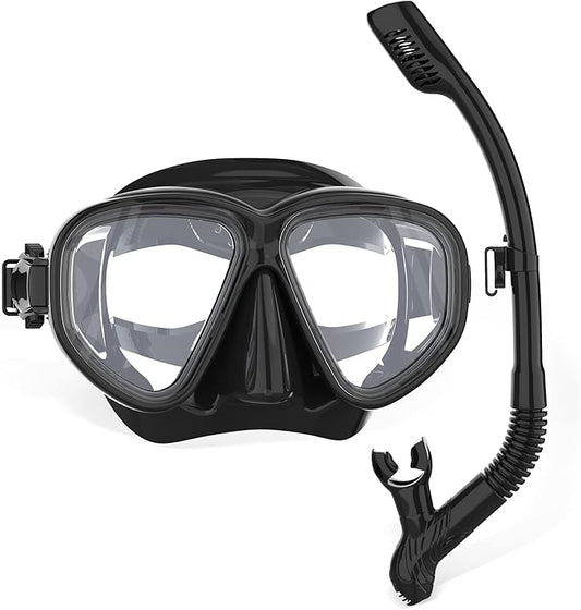 SwimStars Premium Snorkel Set for Adults - Anti-Fog Mask & More