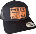 BUBBLEHEAD INK Over Par and Under The Influence Hat - Funny Golf Cap