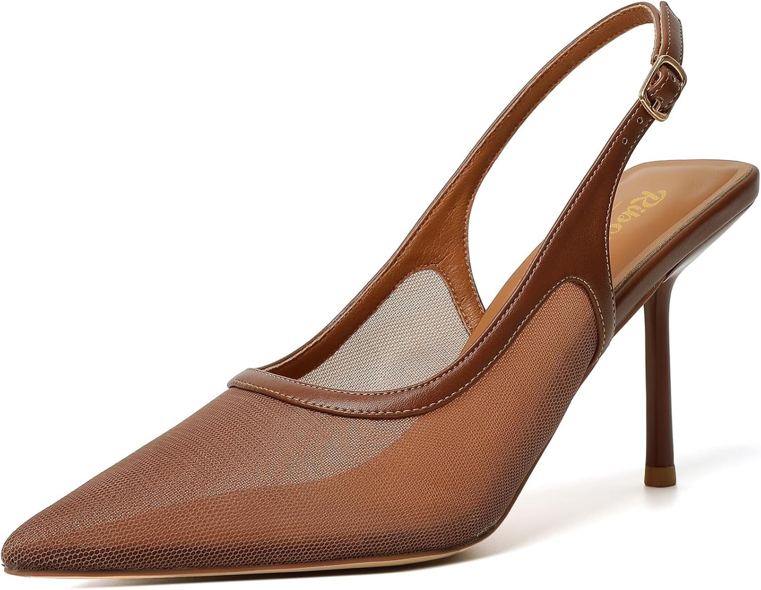 RIBONGZ Sexy Slingback Pumps for Elegant Dressy Heels Women