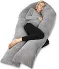 QUEEN ROSE Pregnancy Pillow U Shaped 65 in Maternity Pillow for Tall