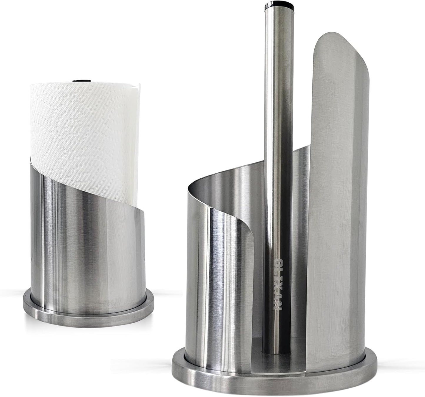 Stainless Steel Paper Towel Holder with Spiral Design for Cleanliness