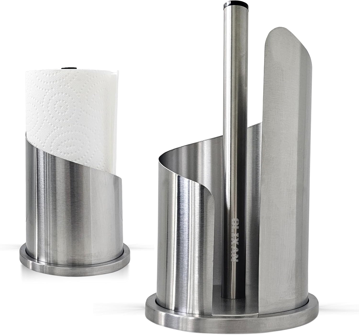 Stainless Steel Paper Towel Holder with Spiral Design for Cleanliness