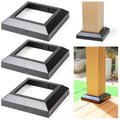 6x6 Aluminum Deck Post Base Cover 3pc (Actual 5.5in x 5.5in) - Split