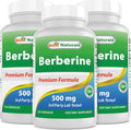Berberine 500mg 120 Capsules - Supports Blood Sugar & Digestion