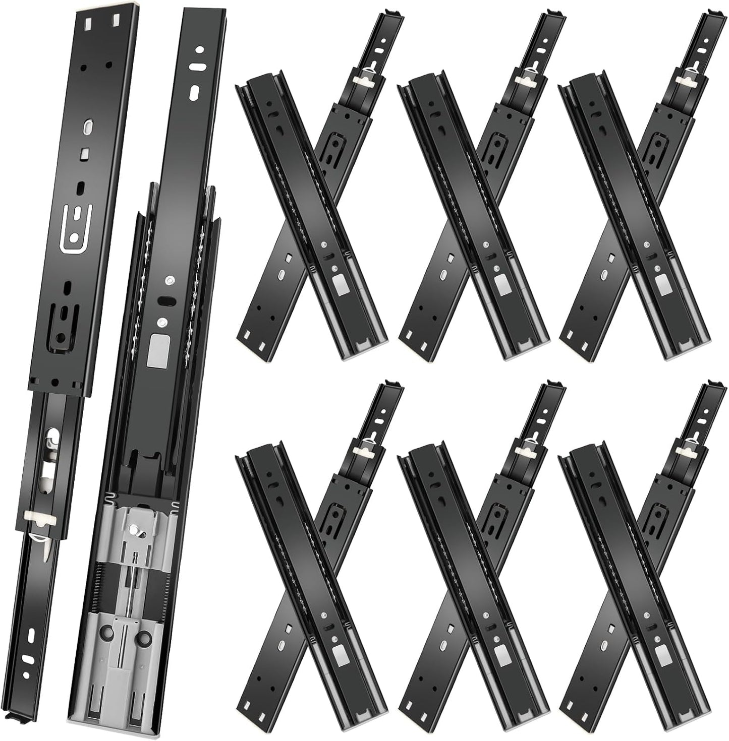 22 Inch Soft Close Drawer Slides for Smooth Cabinet Gliding