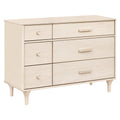 Lolly 6-Drawer Double Dresser in Washed Natural - Spacious Nursery